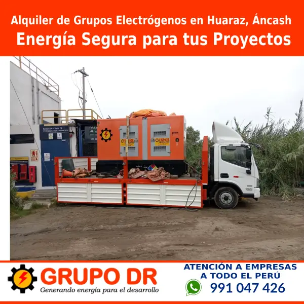 En este momento estás viendo Alquiler de Grupos Electrógenos en Huaraz, Áncash: Energía Segura para tus Proyectos