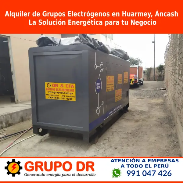 En este momento estás viendo Alquiler de Grupos Electrógenos en Huarmey, Áncash: La Solución Energética para tu Negocio