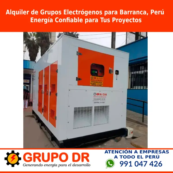 En este momento estás viendo Alquiler de Grupos Electrógenos para Barranca, Perú: Energía Confiable para Tus Proyectos